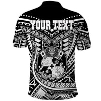 Custom Tonga Coat of Arms Polo Shirt LT9 - Polynesian Pride