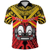 Custom Marquesas Islands Polo Shirt the One and Only LT13 Unisex Red - Polynesian Pride