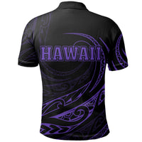 Hawaii Polo Shirt Frida Style Purple - Polynesian Pride
