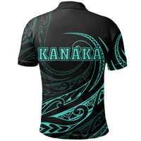Kanaka Polo Shirt Frida Style Turquoise - Polynesian Pride