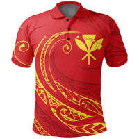 Kanaka Mauna Kea Polynesian Polo Shirt Frida Style - Polynesian Pride