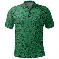 Unisex Polynesian Culture Green Polo Shirt - Polynesian Pride