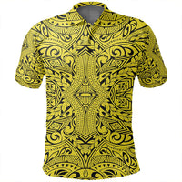 Unisex Polynesian Culture Yellow Polo Shirt - Polynesian Pride
