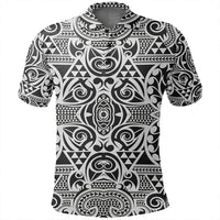 Unisex Polynesian Kakau Turtle Polo Shirt - Polynesian Pride