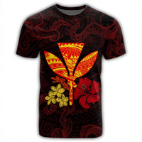 Polynesian Kanaka Maoli Flower T Shirt AH - Polynesian Pride