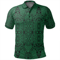 Unisex Polynesian Lauhala Mix Green Polo Shirt - Polynesian Pride