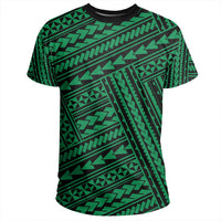 Polynesian Nation Green T Shirt - Polynesian Pride