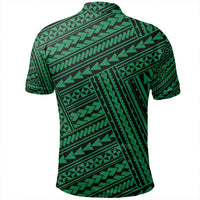 Unisex Polynesian Nation Green Polo Shirt - Polynesian Pride