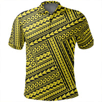 Unisex Polynesian Nation Yellow Polo Shirt - Polynesian Pride