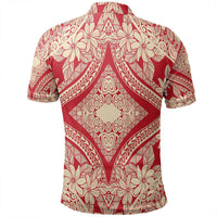Unisex Polynesian Plumeria Mix Polo Shirt - Polynesian Pride