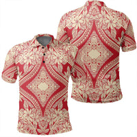 Unisex Polynesian Plumeria Mix Polo Shirt Unisex Art - Polynesian Pride