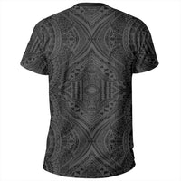 Polynesian Symmetry Gray T Shirt - Polynesian Pride