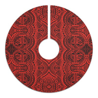 Polynesian Symmetry Red Tree Skirt - Polynesian Pride