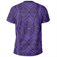 Polynesian Symmetry Violet T Shirt - Polynesian Pride