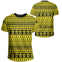 Polynesian Tattoo Tribal Yellow T Shirt Unisex Polyester - Polynesian Pride