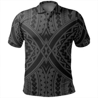 Unisex Polynesian Tradition Gray Polo Shirt - Polynesian Pride