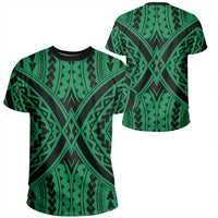 Polynesian Tradition Green T Shirt Unisex Polyester - Polynesian Pride
