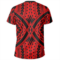 Polynesian Tradition Red T Shirt - Polynesian Pride