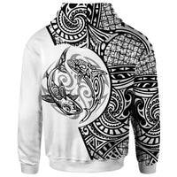 Polynesian Hoodie Fishing Makes Me Happy - Polynesian Pride