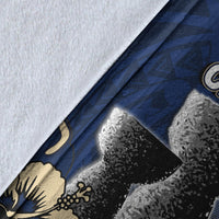 Guam Chamorro Premium Blanket Blue Style LT6 - Polynesian Pride