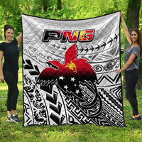 Papua New Guinea Patterns Premium Quilt LT6 white - Polynesian Pride