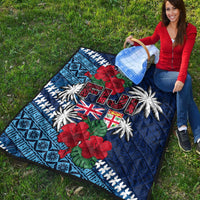 Fiji Patterns With Hibiscus Premuim Quilt LT6 - Polynesian Pride