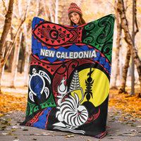 New Caledonia Premium Blanket Color Flag LT6 - Polynesian Pride