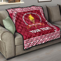 (Custom Personalised) Tonga Beulah College Premium Quilt Simplified Version LT8 - Polynesian Pride