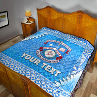 (Custom Personalised) Tonga Apifo'ou College Premium Quilt Simplified Version LT8 - Polynesian Pride