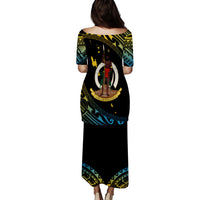 Vanuatu Proud To Be A Ni-Van - Polynesian Pattern Puletasi Dress - Sanma Province LT7 - Polynesian Pride