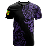 Personalized Hawaii Kanaka Map Polynesian Warrior Ikaika Unisex T Shirt William Style Purple - Polynesian Pride