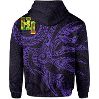 Hawaii Hoodie Polynesian Kanaka Map Hawaiian Hoodie Purple TT Style - Polynesian Pride
