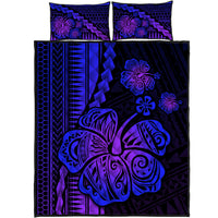 Polynesian Hibiscus Quilt Bed Set Hawaiian Style No.3 LT6 - Polynesian Pride
