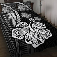 Polynesian Hibiscus Quilt Bed Set Hawaiian Style No.4 LT6 White - Polynesian Pride