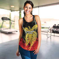 Papua New Guinea Women Racerback Tank Independence Day Special Style LT16 Red - Polynesian Pride
