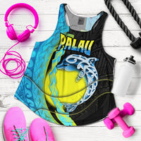 Palau Independence Day Women Racerback Tank Special Style LT16 - Polynesian Pride