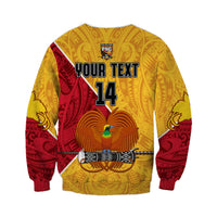 (Custom Text and Number) The Kumuls PNG Sweatshirt Papua New Guinea Polynesian Dynamic Style LT14 - Polynesian Pride
