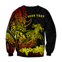 (Custom Personalised) Hawaii Polynesian Sweatshirt Wild Hammerhead Sharks Fresh Life LT13 - Polynesian Pride