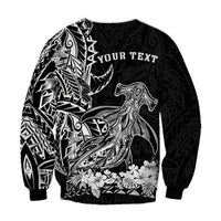 (Custom Personalised) Hawaii Polynesian Sweatshirt Wild Hammerhead Sharks LT13 - Polynesian Pride
