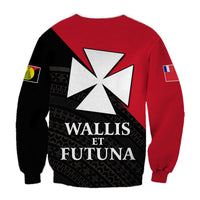 (Custom Personalised) Sigave Chiefdom Wallis et Futuna Sweatshirt Polynesian Pattern and Flag LT13 - Polynesian Pride