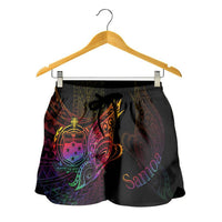 Samoa Women's Shorts - Butterfly Polynesian Style - Polynesian Pride