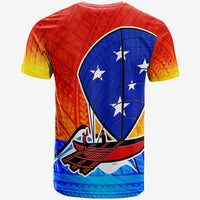 Samoa Custom T Shirt Polynesian Samoa Boat - Polynesian Pride