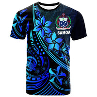 Samoa T Shirt The Flow of The Ocean Blue Unisex Blue - Polynesian Pride
