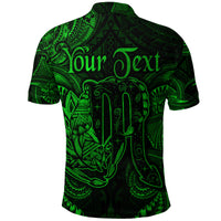 Custom Scorpio Zodiac Polynesian Polo Shirt Unique Style Green LT8 - Polynesian Pride