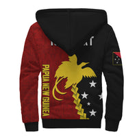Personalised Papua New Guinea Sherpa Hoodie 47th Independence Anniversary - Motu Revareva LT7 - Polynesian Pride
