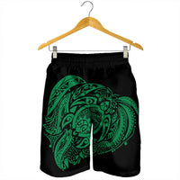 Simple Men's Shorts Green AH - Polynesian Pride