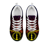 New Caledonia Personalised Sneakers Kanaky Mix Plumeria LT7 - Polynesian Pride