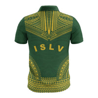 Society Islands Polo Shirt Society Islands Flag Polynesian Chief Tattoo Flag Version - Polynesian Pride