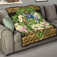 Solomon Islands Premium Quilt - Polynesian Gold Patterns Collection - Polynesian Pride