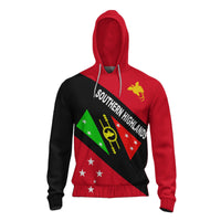 Papua New Guinea Hoodie Southern Highlands Province Unisex Red - Polynesian Pride